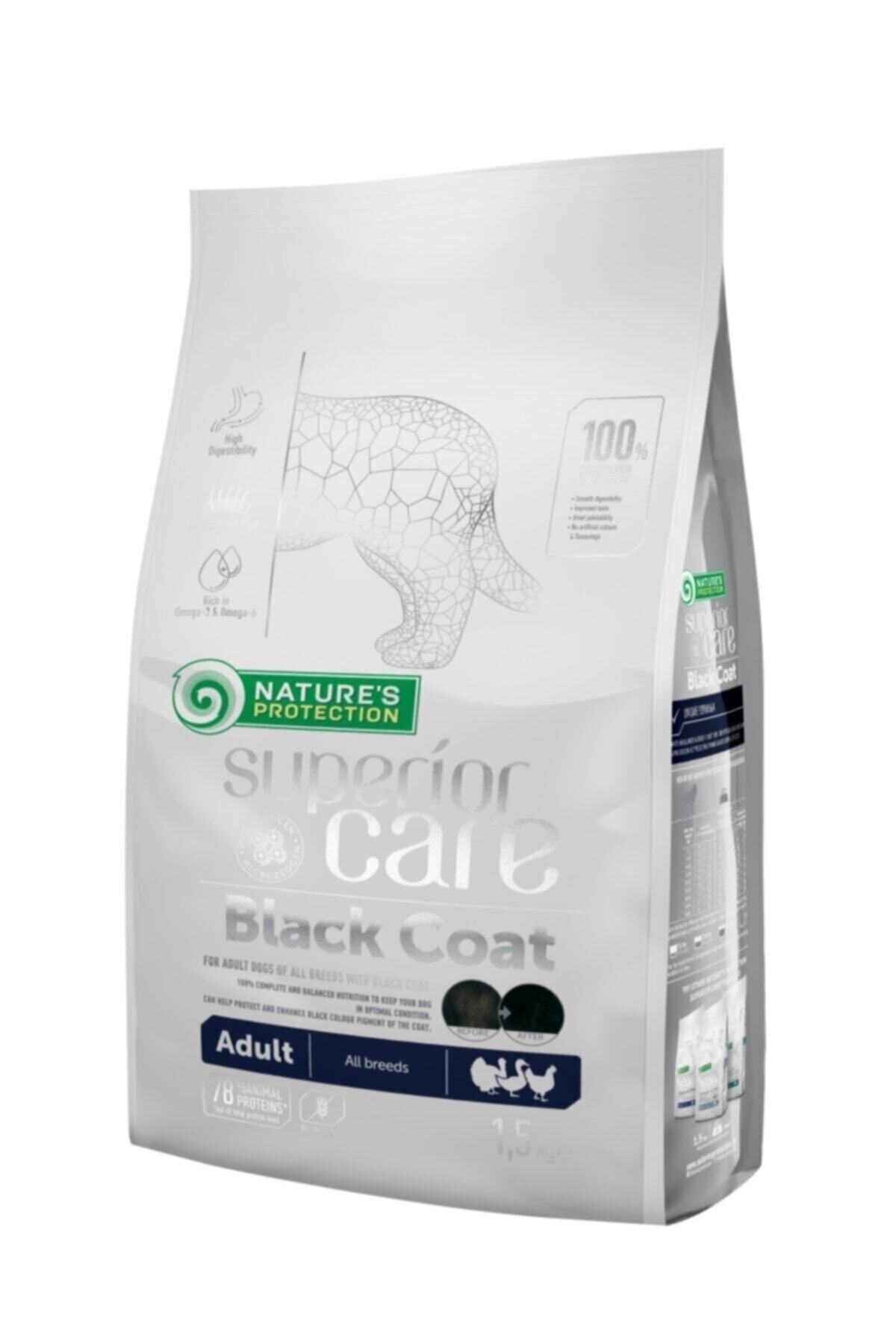 Natures Protection Black Dogs Kümes Hayvanlı Siyah Köpek Maması 1.5 Kg