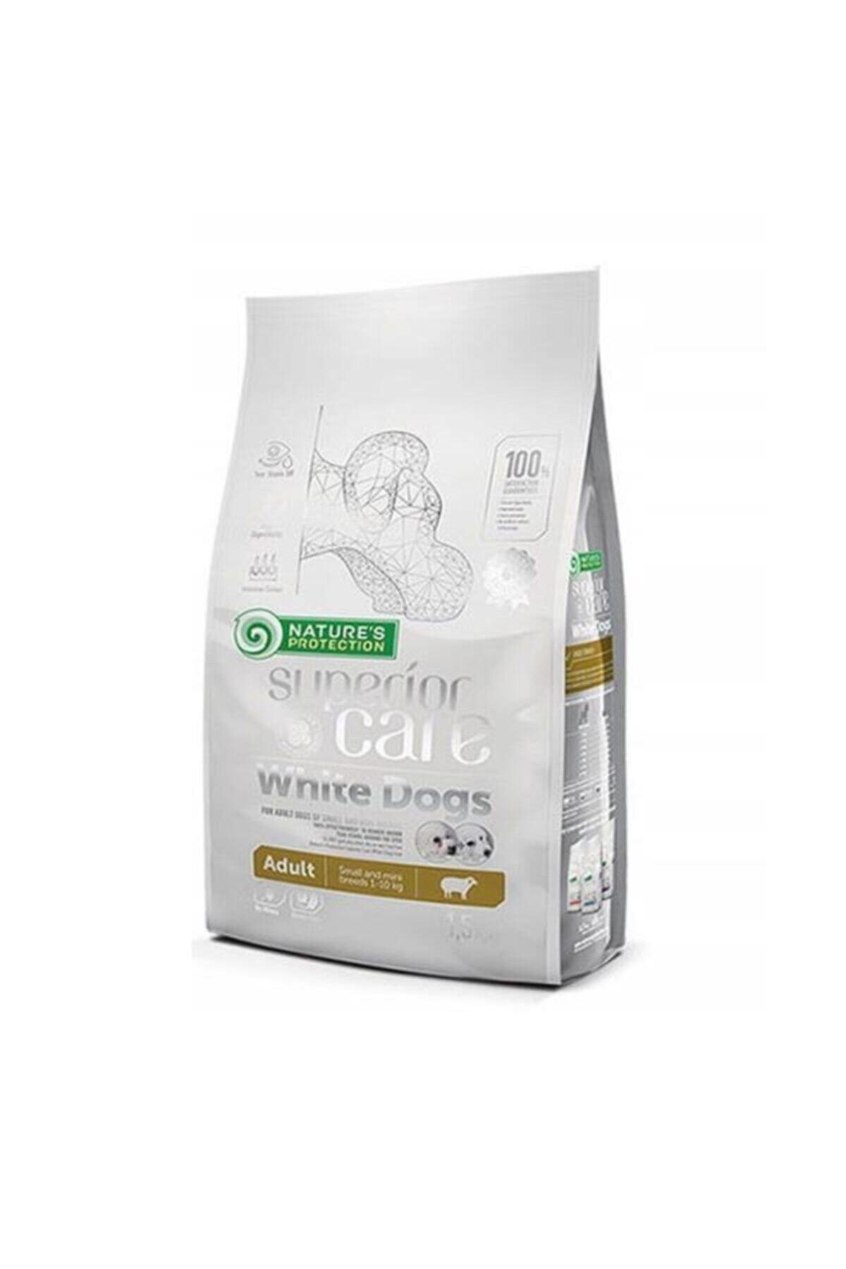 Natures Protection Superior Care White Dogs Glutensiz Kuzu Etli Yetişkin Köpek Maması 4kg