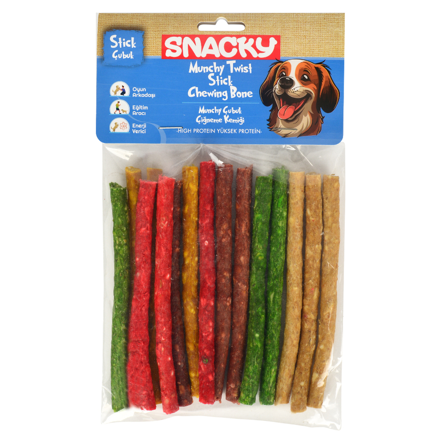 Snacky Munchy Köpek Burgu Çubuk 1 *13cm *105g Snacky Munchy Köpek Burgu Çubuk 1 *13cm *105g