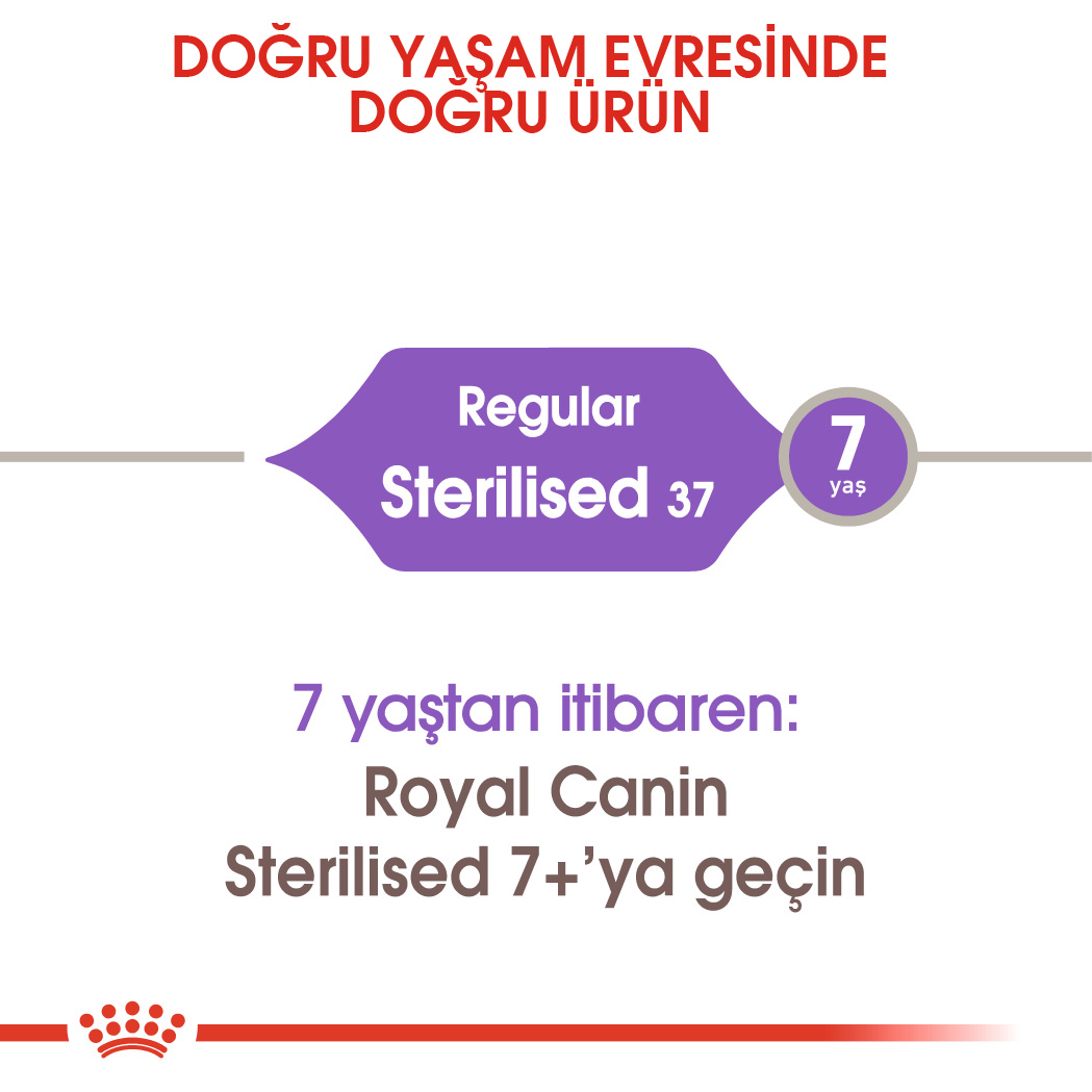 Royal Canin Sterilised 37 Kedi Maması 400 gr - Kısırlaştırılmış Kediler İçin Özel Formül