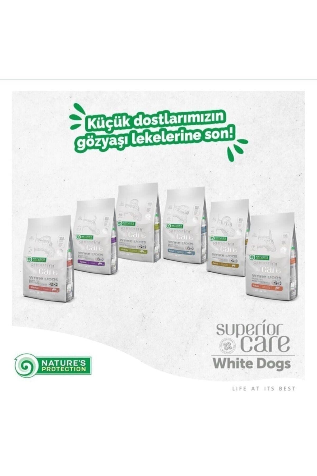Natures Protection Superior Care White Dogs Tahılsız Alabalıklı Yetişkin Beyaz Köpek Maması 10+2 Kg