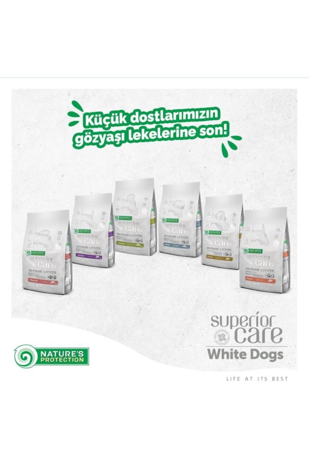 Natures Protection Puppy White Dogs Starter(Başlangıç) Somonlu Tahılsız Beyaz Yavru Köpek Maması 1.5 Kg