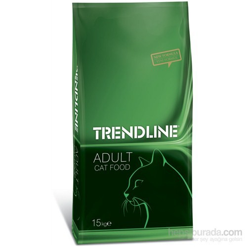 TRENDLINE TAVUKLU YETISKIN KEDI MAMASI 15 KG