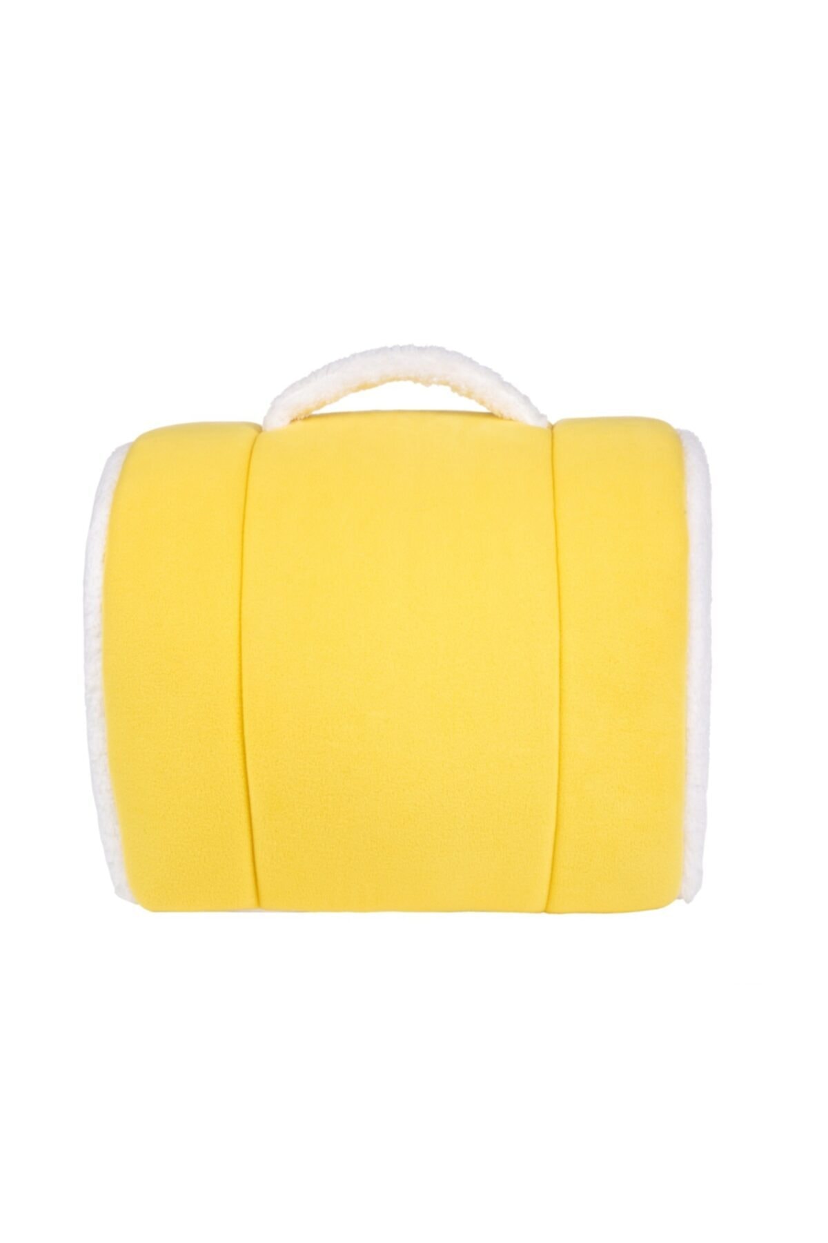 Taşınabilir Kedi Yatağı Yuvası Sarı Yıkanabilir 30x40x40 Cm Taşınabilir Kedi Yatağı Yuvası Sarı Yıkanabilir 30x40x40 Cm