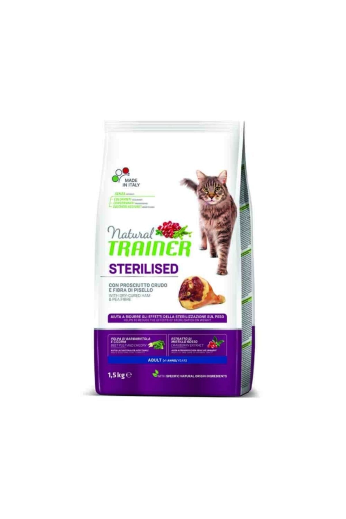 Natural Traıner Cat Sterılızed Dry-cured Ham 1,5kg