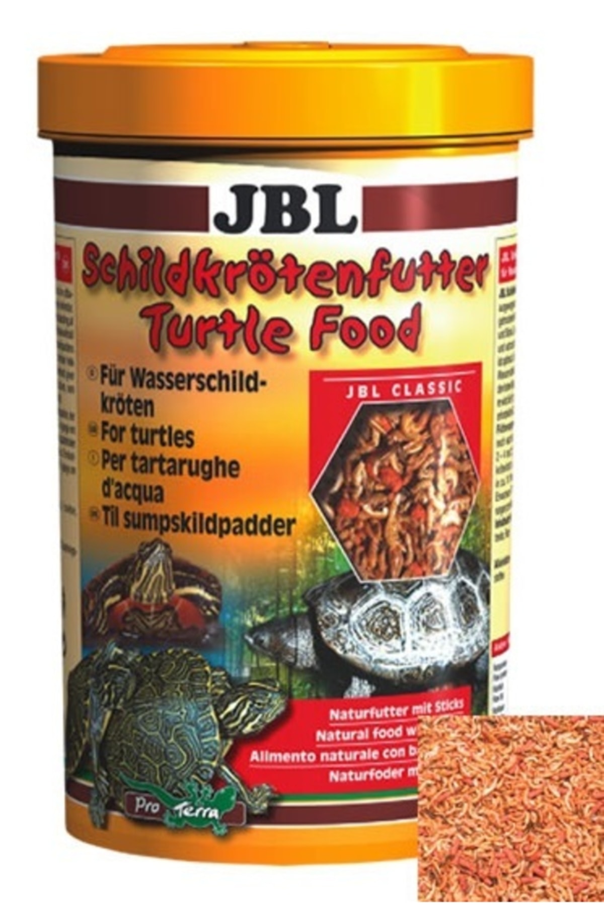 Jbl Turtle Food 1l-120 G. Kapl. Çubuk Yem