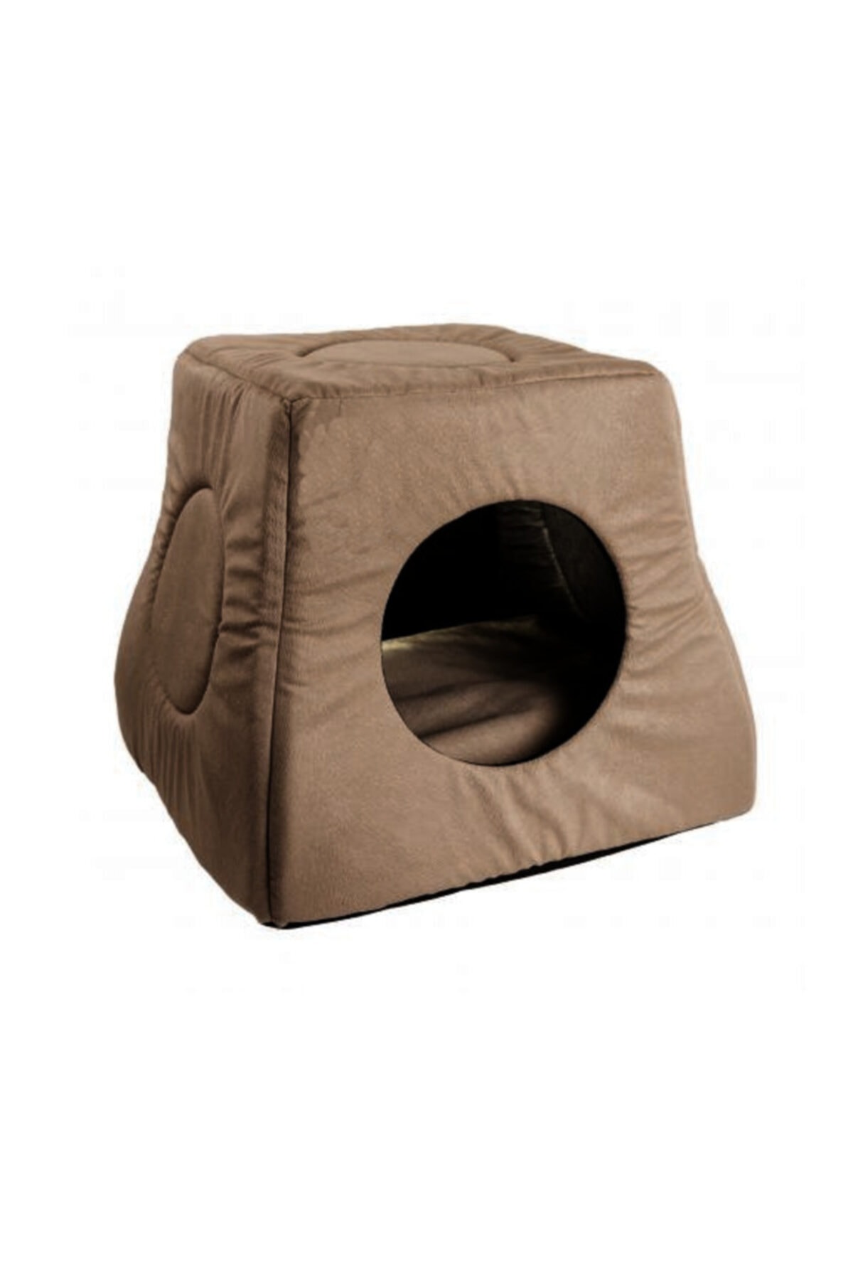 Üç Fonksiyonlu Kahverengi Kedi Yuvası Yatağı Taytüyü Yıkanabilir 40x40 Cm Üç Fonksiyonlu Kahverengi Kedi Yuvası Yatağı Taytüyü Yıkanabilir 40x40 Cm
