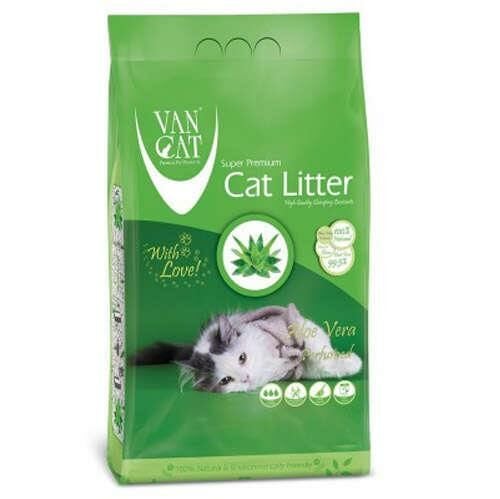 Vancat Aloevera Kokulu İnce Kedi Kumu 10Kg
