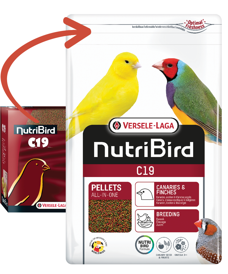 Versele Laga Nutribird C19 Pelet Finch Kanarya Yemi 10 Kg