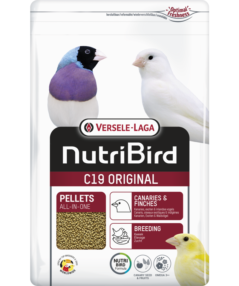 Versele Laga Nutribird C19 Original Kanarya Finch Pelet Yem 3 Kg