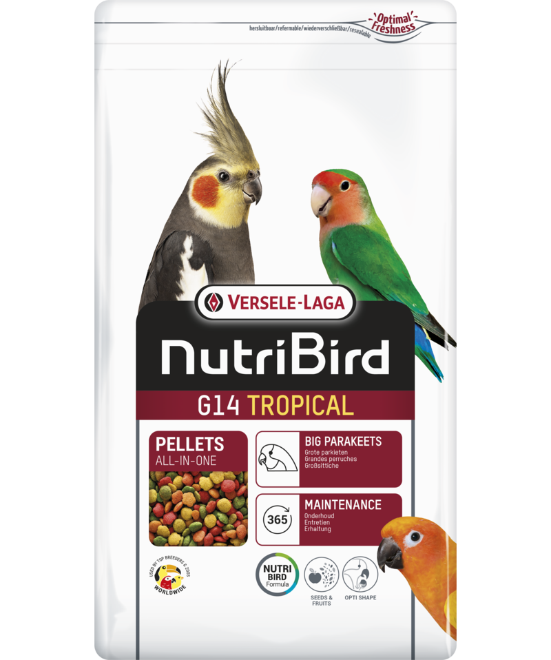 Versele Laga Nutribird G14 Tropikal Pelet Paraket Yemi 10 Kg