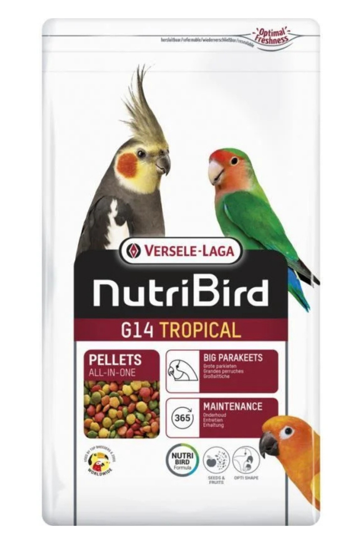 Versele Laga Nutrıbırd G14 Tropıcal Paraket Pelet Yem 1kg