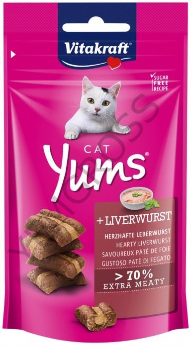 Vitakraft Yumuşak Kedi Ödül Ciğerli 40Gr 9