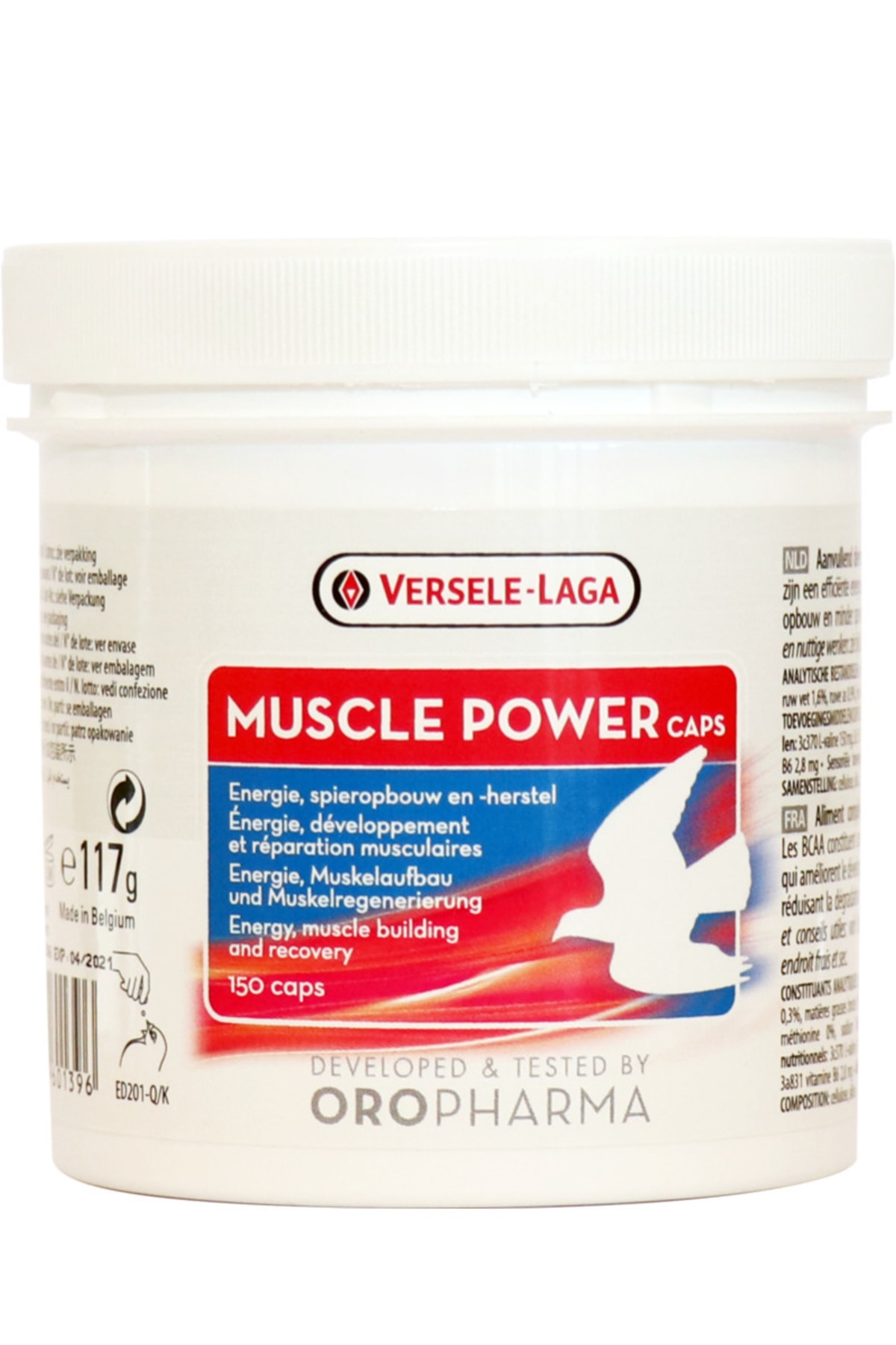 Versele Laga Oropharma Muscle Power Güvercin Kas Geliştirici 150 Kapsül