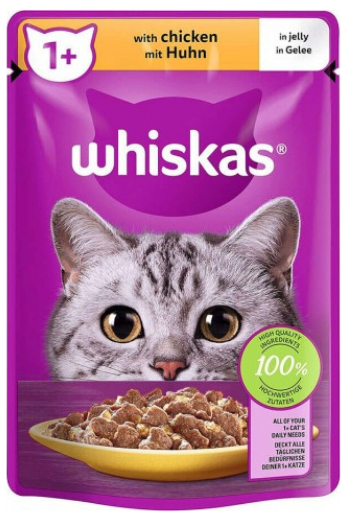 WHISKAS TAVUKU  POUCH - 85 GR (KOLİ: 28 ADET)