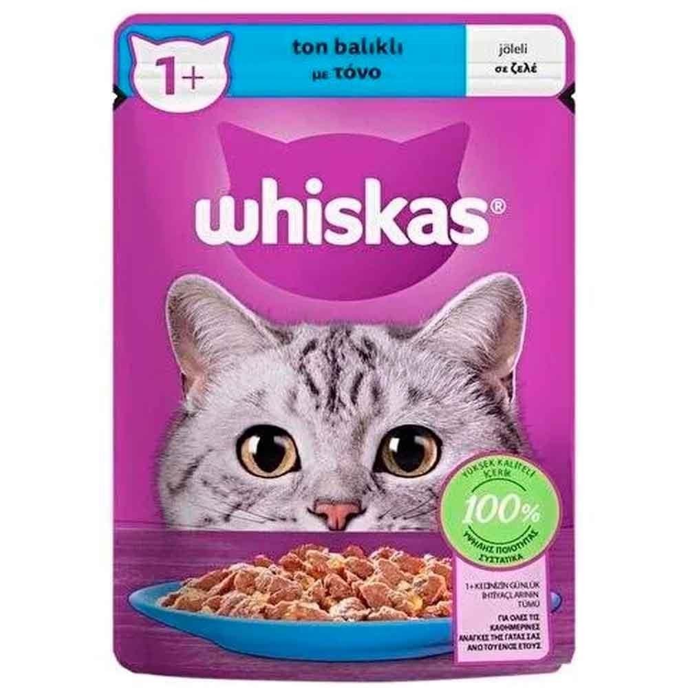 WHISKAS TON BALIKLI POUCH - 85 GR (KOLİ: 28 ADET) WHISKAS TON BALIKLI POUCH - 85 GR (KOLİ: 28 ADET)