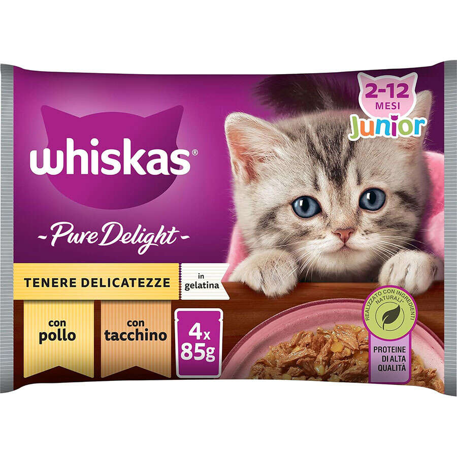 Whiskas Pure Delight 4 lü Paket