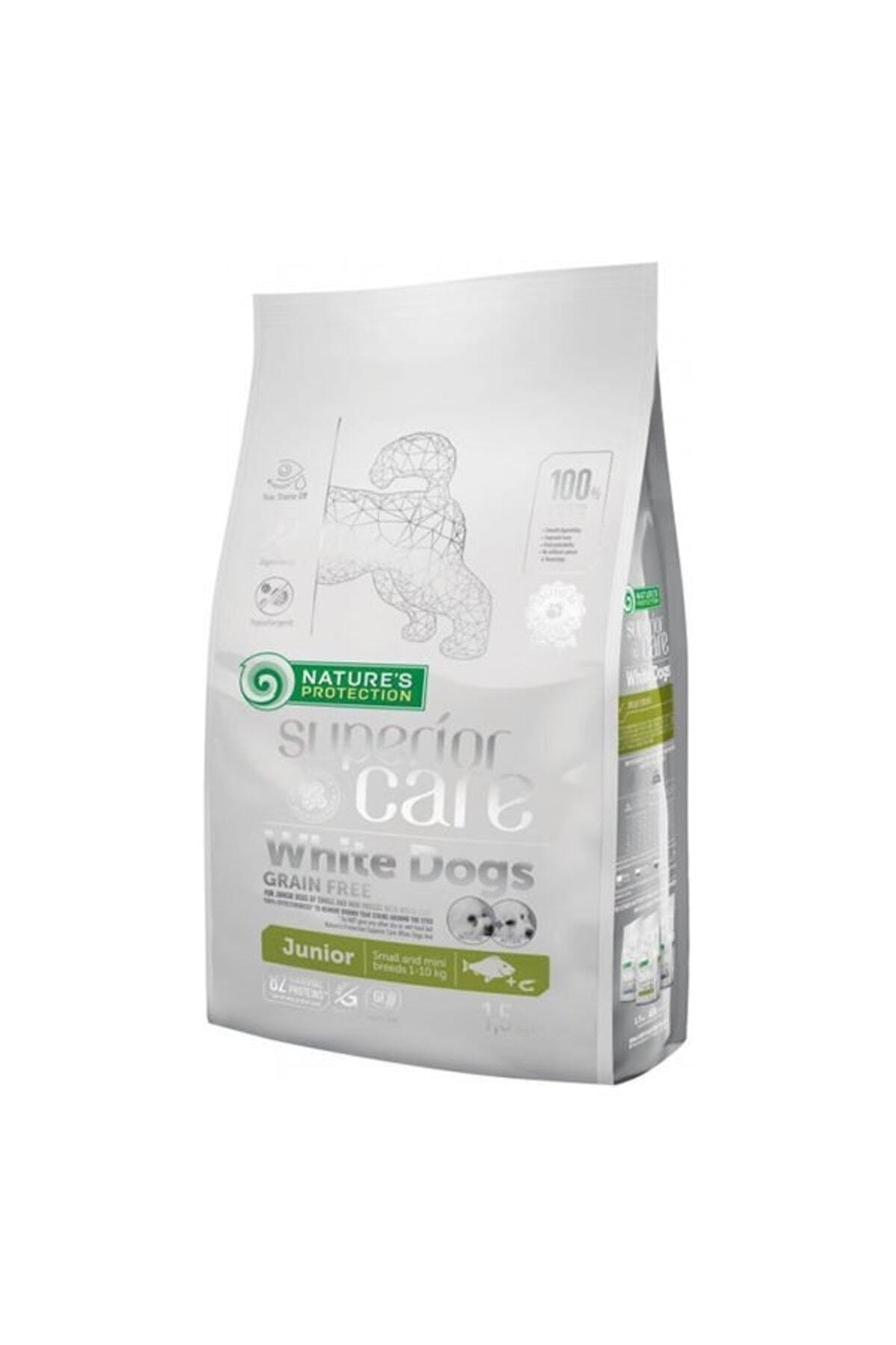 Natures Protection Junior White Dogs Alabalık ve Karidesli Tahılsız Yavru Köpek Maması 10 + 2 Kg