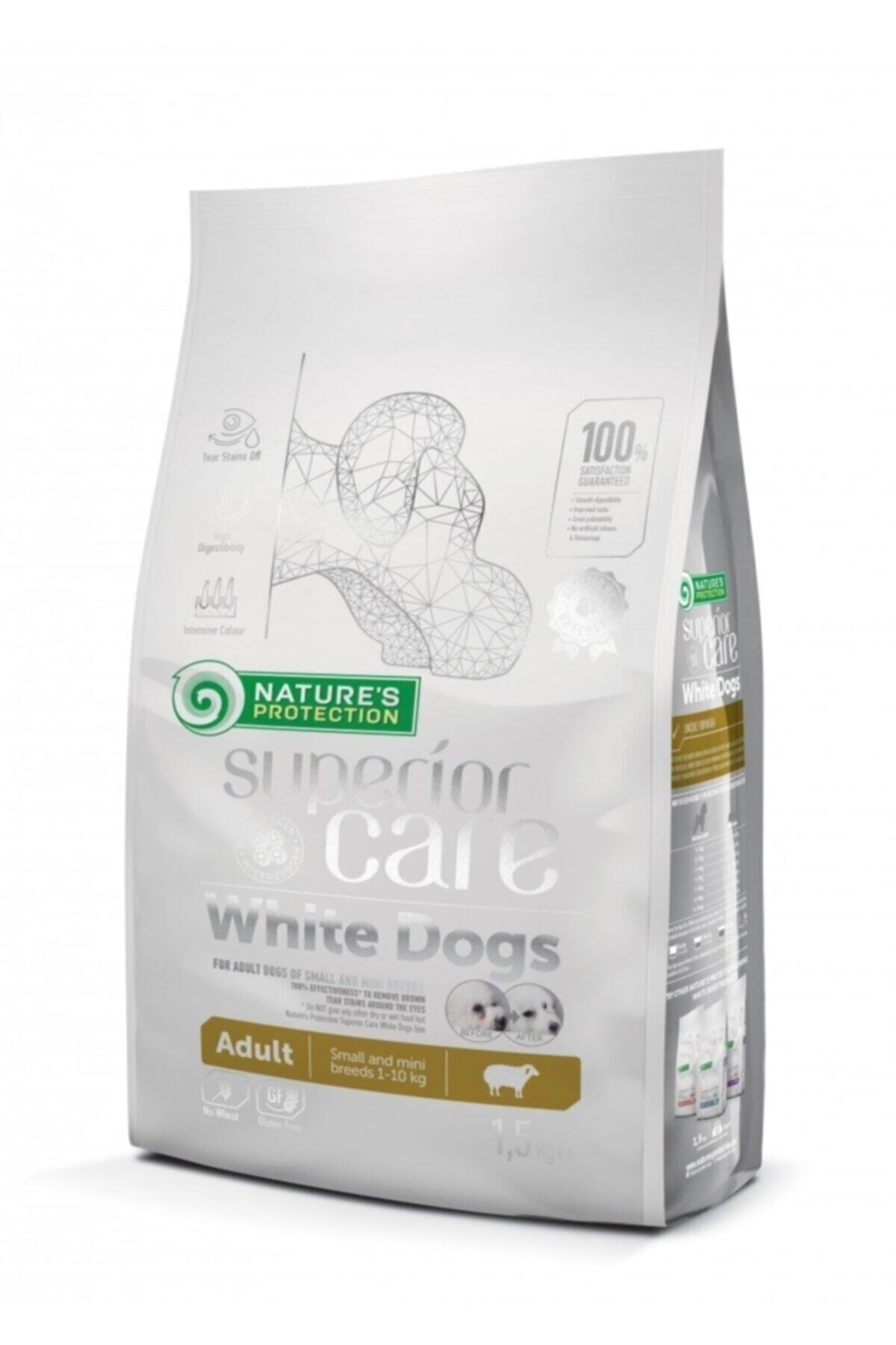 Natures Protection Superior Care White Dogs Glutensiz Kuzu Etli Yetişkin Köpek Maması 1,5kg