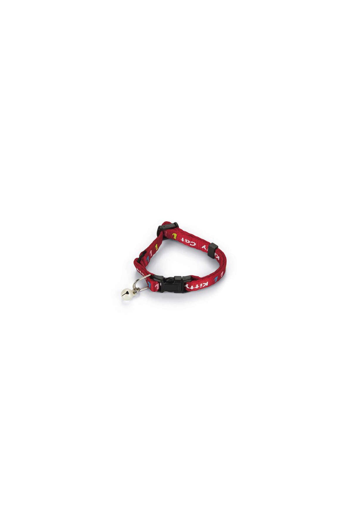 Beeztees Yavru Kedi Boyun Tasması, Zilli, Kırmızı, 17,5-23cm