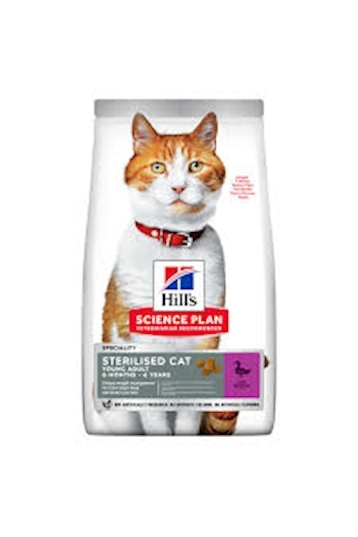 Hill's SP Ördekli Kısırlaştırılmış Yetişkin Kedi Maması 3KG