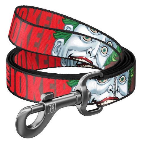 0120-2008 WAUDOG Nylon dog leash "Joker" design, W 20 mm, L 122 cm