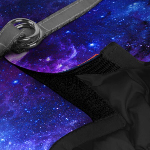 2906-0148 WAUDOG Clothes soft dog harness with QR-passport, "NASA21" design, S2 B 46-50 cm, C 43- 45 cm