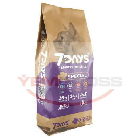 7 Days Special Yetişkin Kedi Maması 10 Kg