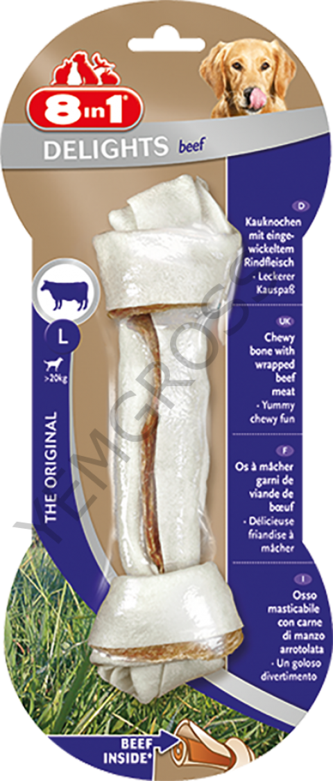 8IN1 BEEF DELIGHT BONES L T661575