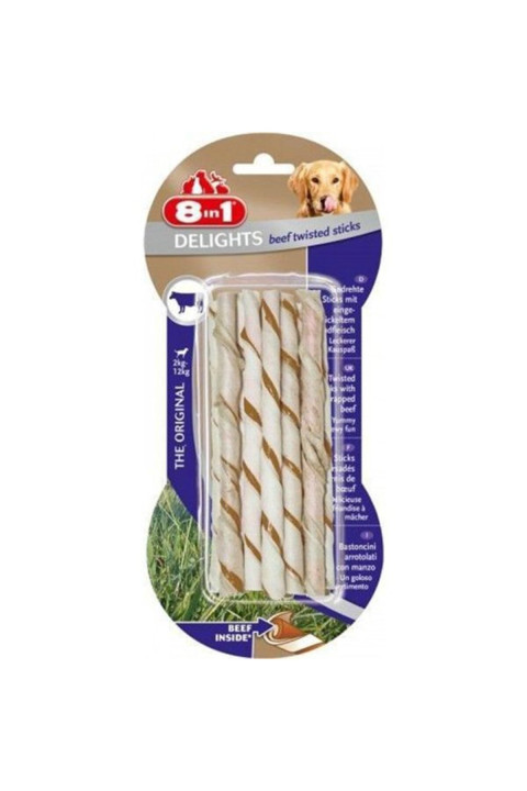 8IN1 DEL.BEEF TWISTED STICKS T661595