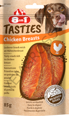 8IN1 TASTIES CHK. BREASTS 85G