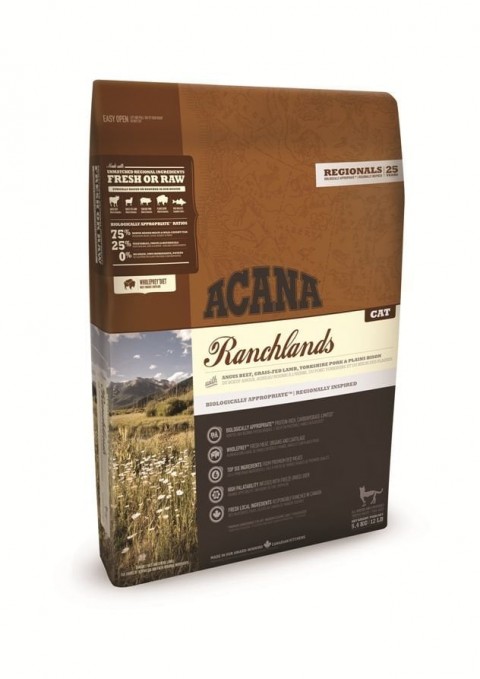 ACANA Regionals - Ranchlands Kedi Maması 5,4kg - Tüm ırk ve yaşam evreleri için