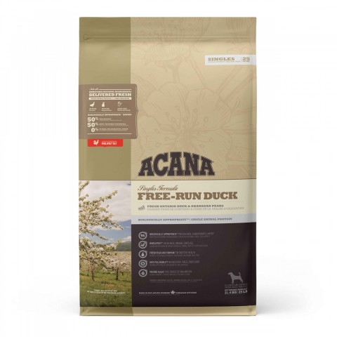 ACANA Singles - Free-Run Duck Köpek Maması 11,4kg - Tüm ırk ve yaşam evreleri için