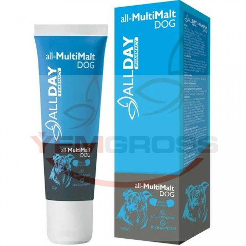 ALL-173733 ALLDAY ALL-MULTİ MALT DOG MULTİVİTAMİN 100 GR