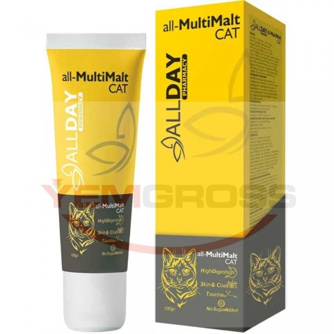 ALL-173740 ALLDAY ALL-MULTİ MALT CAT MULTİVİTAMİN 100 GR