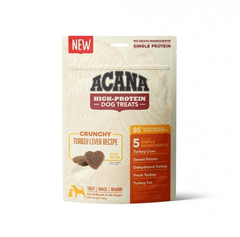 Acana Crunchy Turkey Dog Treats 100 gr – Yüksek Proteinli Hindili Köpek Ödülü