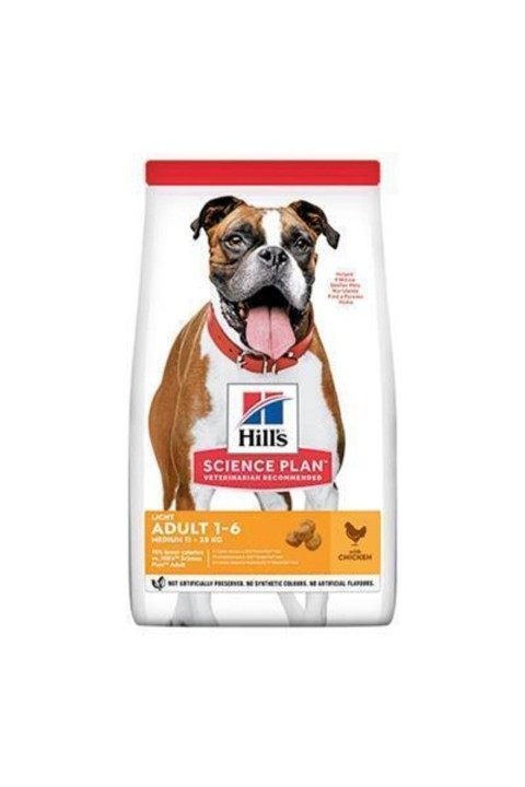Hill's SP Light Tavuklu Orta Irk Yetişkin Köpek Maması 2.5KG