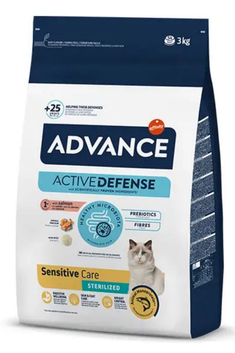 Advance Cat Sterılızed Salmon Sensıtıve 3 Kg