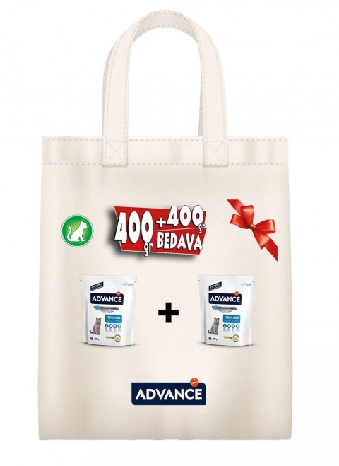 Adv.cat Sterılızed Turkey 400+400 G