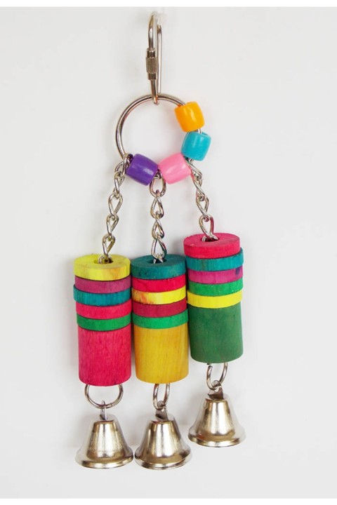 Eastland Ahşap Çıngıraklı Kuş Oyuncağı 19 Cm