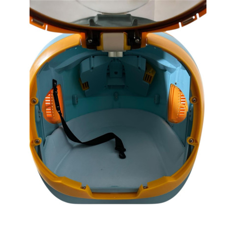 Ewox Astronot Fanlı Kedi ve Küçük Orta Irk Köpek Taşıma Arabası 851x460x925cm (Mavi)