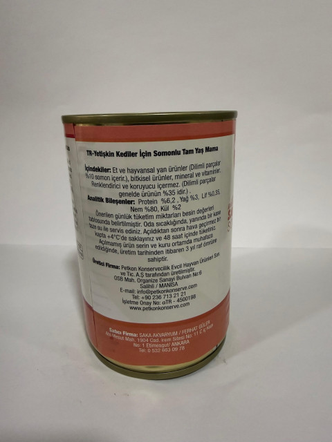 BARAKA SOMONLU PARÇA ETLİ KEDİ KONSEVERSİ 400 GR