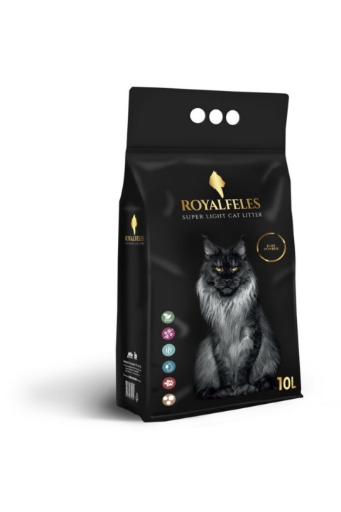 Royal Feles Bebek Pudrası Kokulu Kedi Kumu - 10 Lt