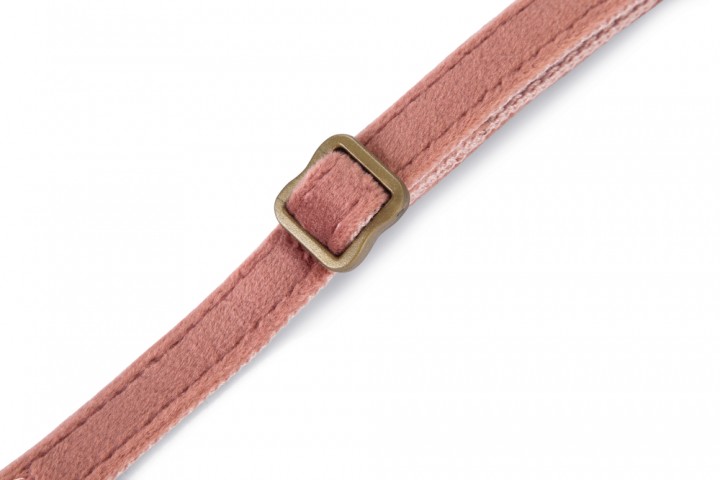 Beeztees DBL Kedi Boyun Tasması, Velur, Pembe, 20-30cm
