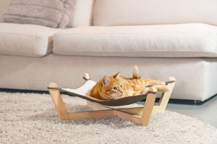 Beeztees DBL Kedi Hamağı, Gri, 51x51x18,5cm