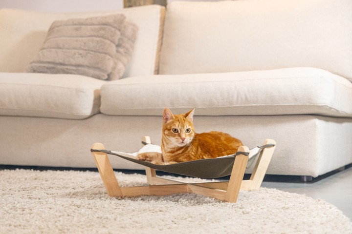Beeztees DBL Kedi Hamağı, Gri, 51x51x18,5cm