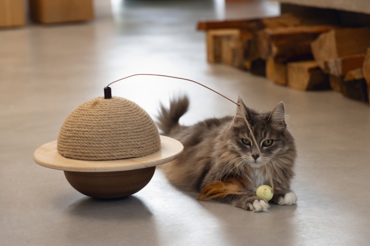 Beeztees DBL Kedi Tırmalama ve Oyuncağı, 29,5x29,5x20cm