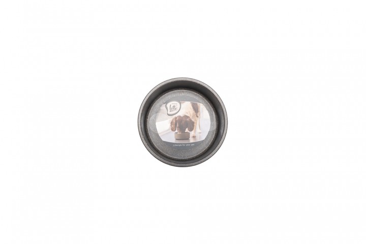Beeztees DBL Köpek Mama Su Kabı, Bambu, Antrasit, 12cm, 300ml