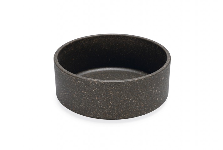 Beeztees DBL Köpek Mama Su Kabı, Bambu, Antrasit, 14cm, 410ml