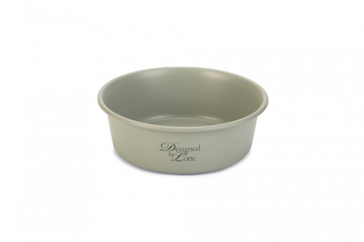 Beeztees DBL Köpek Mama Su Kabı, Mat Gri Paslanmaz Çelik, 16cm, 940ml